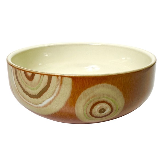 Denby Other - 1 ct Fire Chili Swirl Soup Cereal Bowl 6" Swirl Demby England Stoneware